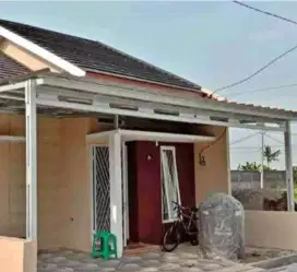 Plafon bahan gipsum atau pvc dan kanopi