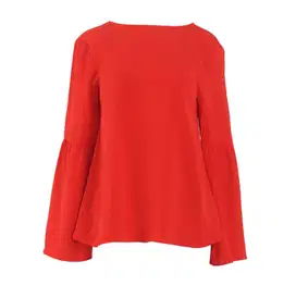 Preloved Red Blouse H&M