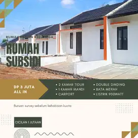 Dijual Rumah subsidi dekat pasar parakan muncang