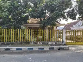 Rumah asri dengan halaman luas di samping jalan Jombang Kota