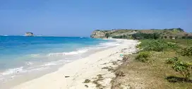 Tanah pinggir pantai Kaliantan Lombok