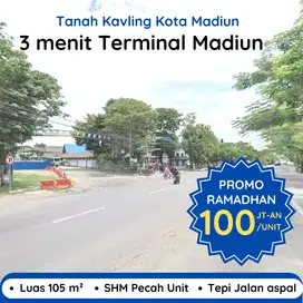 Tanah Dijual Cepat Terminal Madiun, Mulai 1jt-an