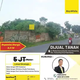 jual tanah luas strategis tengah kota palembang