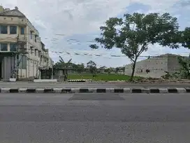 Tanah kering siap bangun pinggir jalan raya solo sragen