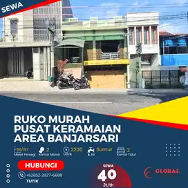 Ruko Murah Pusat Keramaian Area Banjarsari