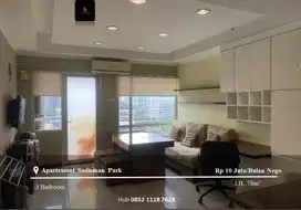 Disewakan Apartement Sudirman Park Low Floor 3BR+1 Full Furnished