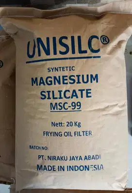 Magnesium Silicate Sintetis kyk Magnesol untuk Filter Minyak Goreng