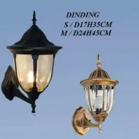 Lampu dinding klasik outdoor moderen/s Bk