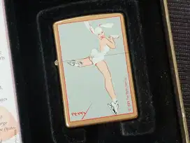 Zippo Petty Girl Bunny on Skates Vintage