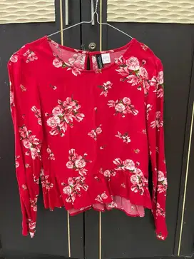 Blouse bunga H&M