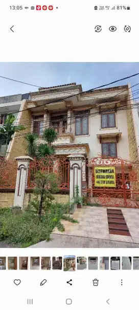 Disewakan rumah mewah lantai marmer pulomas bagian elite