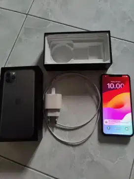Iphone 11 ProMax 256GB Midnight Grey Normal Mulus