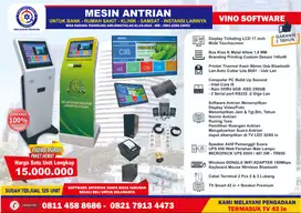 Mesin Antrian Bok Kiosk Murah Lengkap