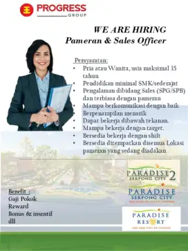 Pameran & Sales Officer