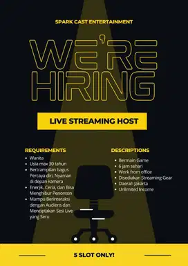 Di Cari Livestreaming Host Tok Tok
