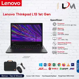 Lenovo Thinkpad L13 i3 Gen10 RAM 4 SSD 128 13 HD Win 11 Bergaransi