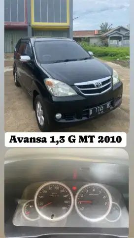 avanza G 2010 manual