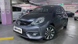 Pajak Panjang TDP 7,JT Honda Brio 1.2 RS Bensin-AT Abu 2018