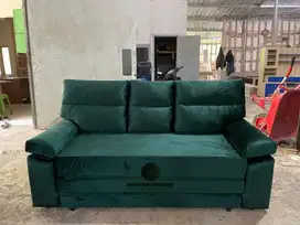 Sofa Bed 3 Seater , Harga Terjangkau , Bisa Jadi kasur