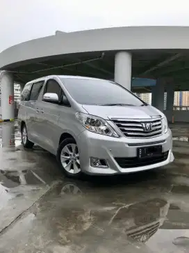 Km 59rb Toyota Alphard G Atpm Th 2012 Silver Perfect Condition!!