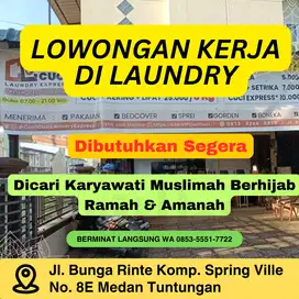 Lowongan Kerja Laundry Untuk Karyawati Muslimah