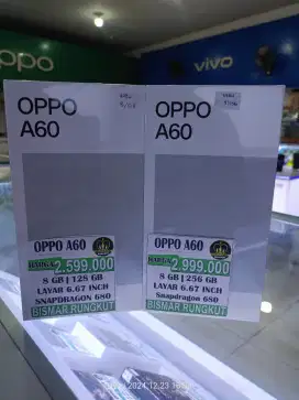 Ready stock OPPO A60 Series hp tahan banting