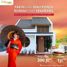 Rumah Japanese Style, Full Furnish 300 Jutaan, Dekat Tol Sentolo & YIA