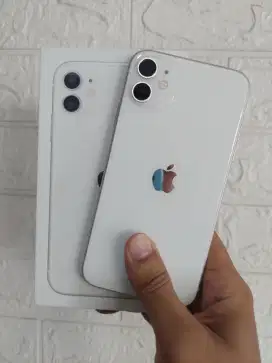 Iphone 11 128gb white garansi april 2025