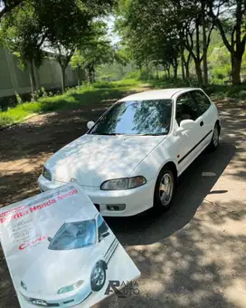 Honda Civic Estilo SR3 1992 Putih Original JDM Antik