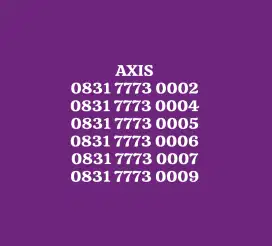 NOMOR CANTIK AXIS SERI TRIPLE 777&000