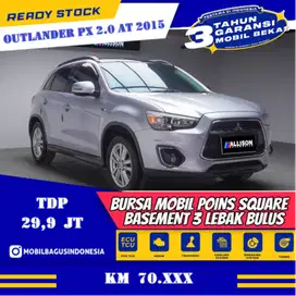 [Dp 29,9 Jt] Mitsubishi Outlander Sport 2.0 PX SUV AT 2015 Silver