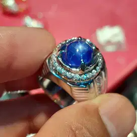 Berlian GIA. Batu Star Sapphire Sri Lanka.