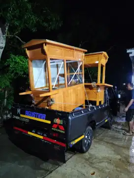 Gerobak Angkringan jg Melayani Pesanan Grobak Bakso Mie Bubur Sate dlL