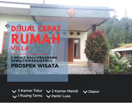 RUMAH VILLA DI OBYEK WISATA TAWANG MANGU, JAWA TENGAH