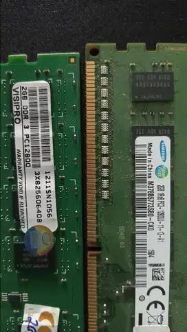 RAM Komputer PC Desktop / CPU DDR3 2GB VISIPRO - Longdimm PC 12800