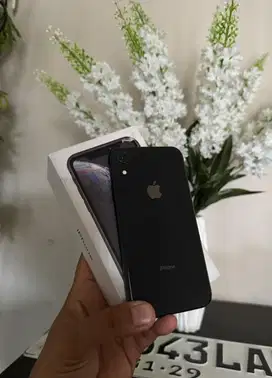 iphone xr 64gb black ori apple