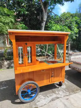 Gerobak Angkringan jg Melayani Pesanan Grobak Bakso Mie Bubur Sate dlL