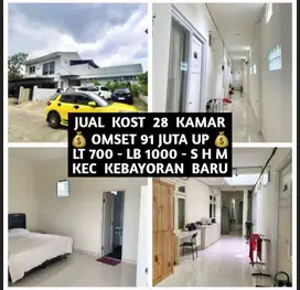 JUAL KOS KOST KOSAN 28 KAMAR DI KEBAYORAN BARU JAKARTA SELATAN