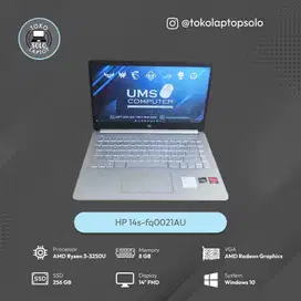 HP 14s-fq0021AU AMD Ryzen 3-3250U RAM 8GB SSD 256GB Radeon Graphics