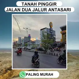 TANAH DIPINGGIR JALAN UTAMA ANTASARI BANDAR LAMPUNG DJUAL MURAH