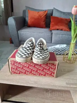 Vans Slip On Checkboard Black White