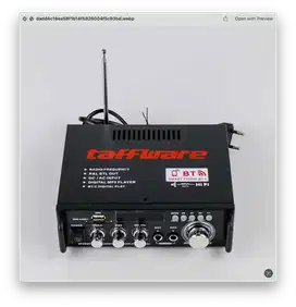 Taffware Bluetooth EQ Audio Amplifier 600W