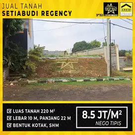 8,5 jt per m2 nego sampai jadi  Tanah  di Setiabudi Regensi luas 220m2