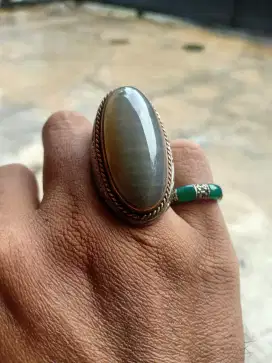 cincin batu pandan sutra jumbo ada pandan lumut bacan pirus anggur