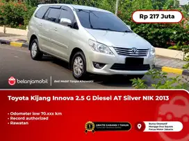 [ LOW KM ] Toyota Kijang Innova 2.5 G Diesel AT Silver 2013/2014