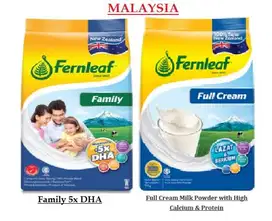 Susu Fernleaf Family - Susu Fernleaf Full Cream - Malaysia