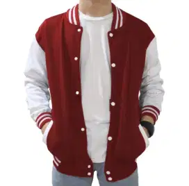Jaket Pria Varsity Baseball Indonesia Merah Putih Good Condi