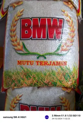 Beras bmw pandan wangi super (5kg)