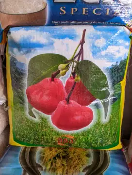 Beras merek tiga jambu (5kg)