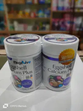 Eggshell Calcium Plus 1X 45' Tablets Megalive